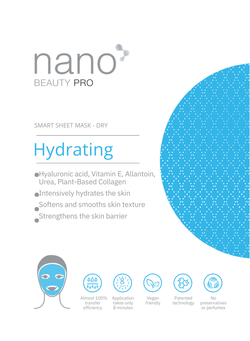 Nano Beauty Pro: Mască de față cu Nanofibre pentru hidratarea tenului